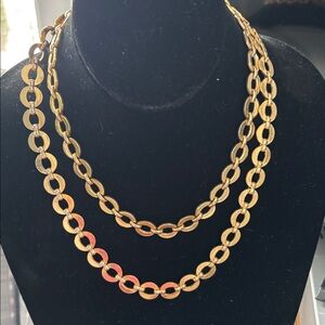 Elegant Gold Chain Infinity Necklace